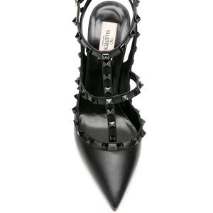 Valentino Black Rockstud Pumps